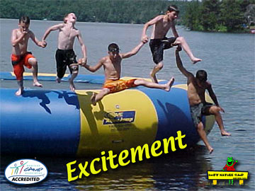 excited campers